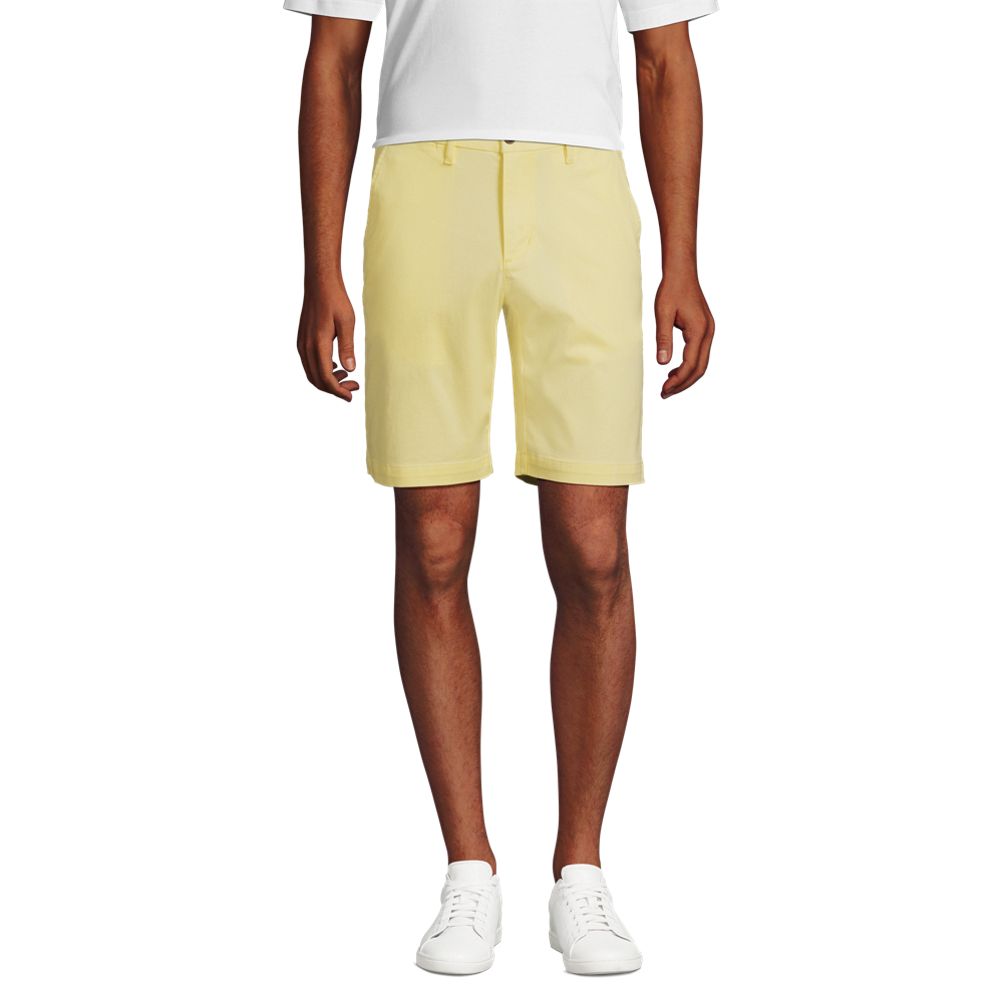 Mens 5-Pockets Flex Stretch Cotton Chino Shorts (3-Pack)