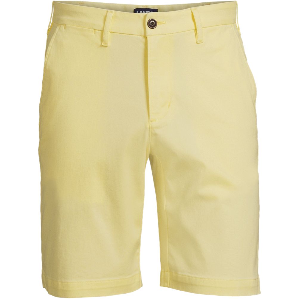 Men's 9 Comfort Waist Comfort First Knockabout Chino Shorts - Lands' End - Yellow - 34