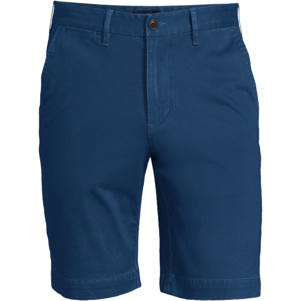 Men s 9 Traditional Fit Stretch Knockabout Chino Shorts Lands End