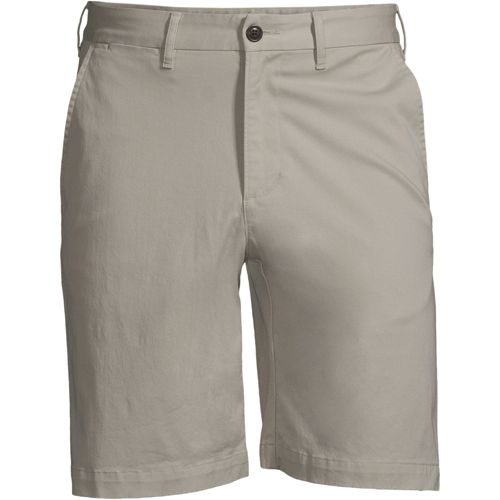  Lands' End Chino-shorts Mit Stretch, Classic Fit, Herren, Größe:46 Regular, Grau, Baumwoll-mischung, By Lands' End 
