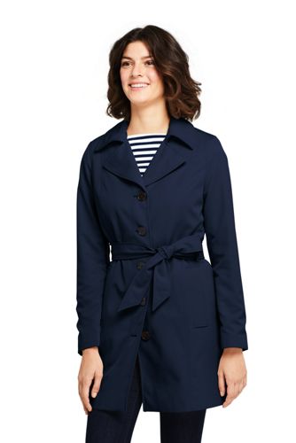 navy trench womens