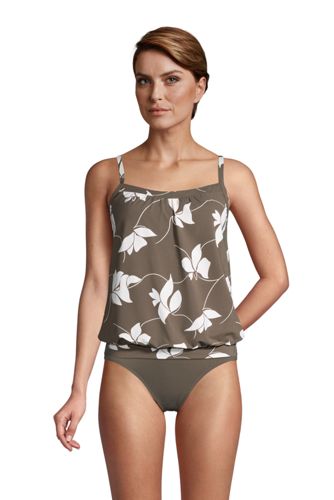 blouson tankini with shorts