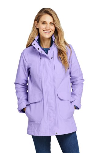 lavender rain coat