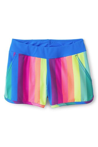 lands end girls swim shorts