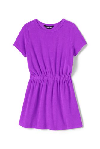 girls towelling dress