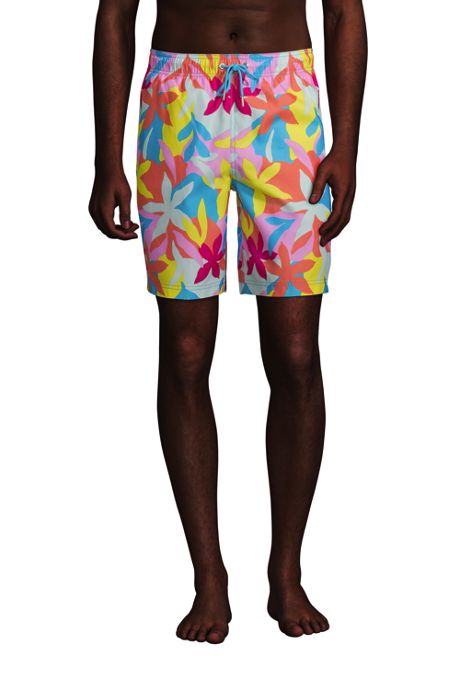 Mens Bathing Suit Peace and Love Color Lightweight Beach Boardshort for Men 