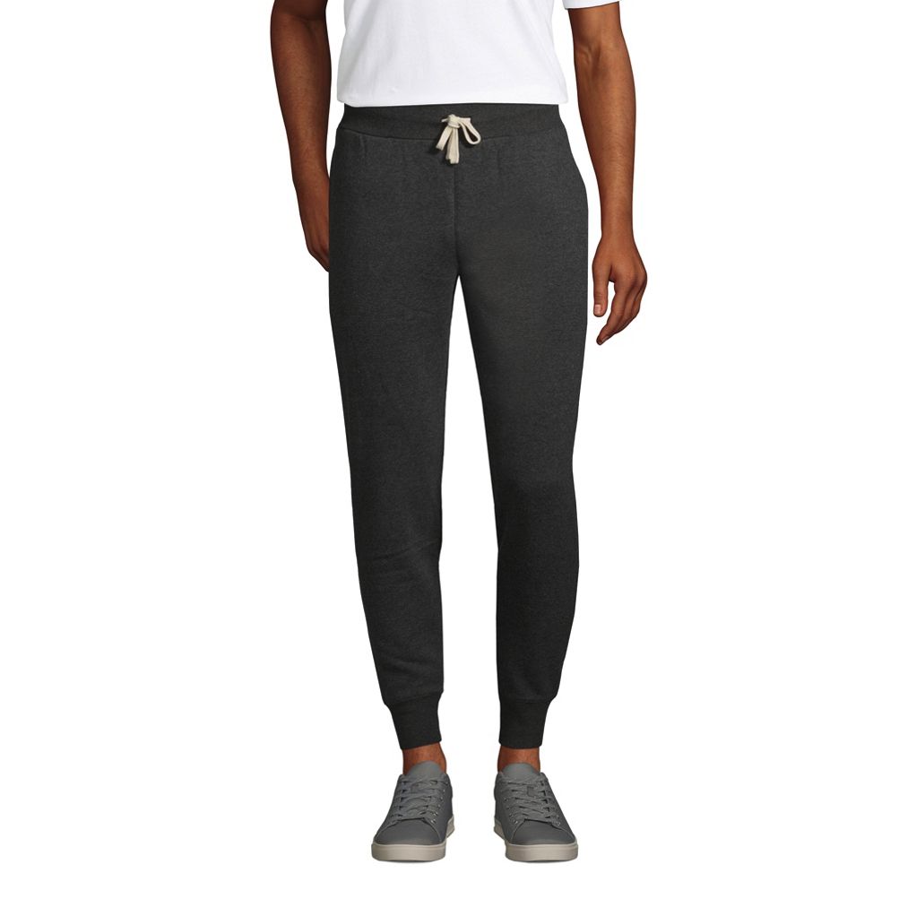  Lands' End Men s Serious Sweat Pants Black Regular X