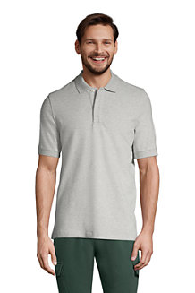 Men's Stretch Piqué Polo Shirt, Traditional Fit