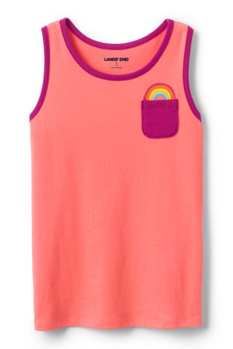 sleeveless t shirt for girls