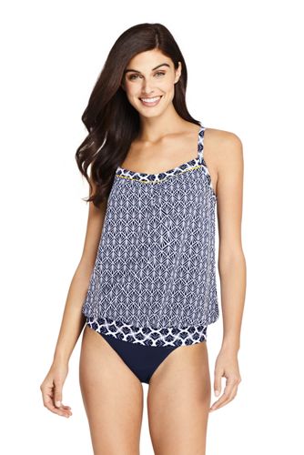 blouson swimsuit tops