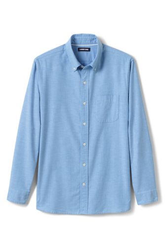 lands end mens denim shirt