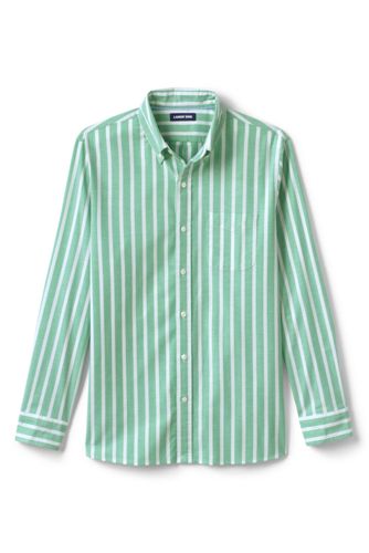 Men's Sail Rigger Patterned Stretch Oxford Shirt, Traditional Fit  