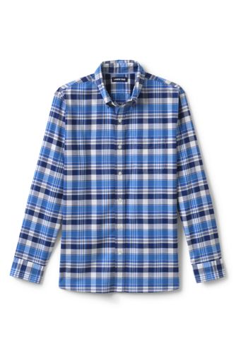 Men's Sail Rigger Patterned Stretch Oxford Shirt, Traditional Fit  