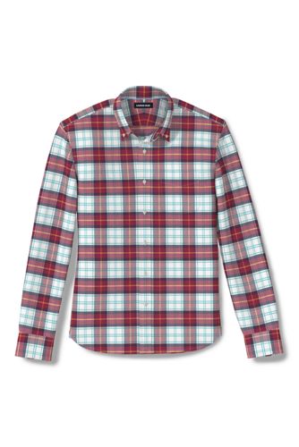 Men's Sail Rigger Patterned Stretch Oxford Shirt, Traditional Fit  