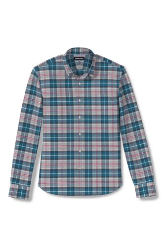 Men's Sail Rigger Patterned Stretch Oxford Shirt, Traditional Fit  