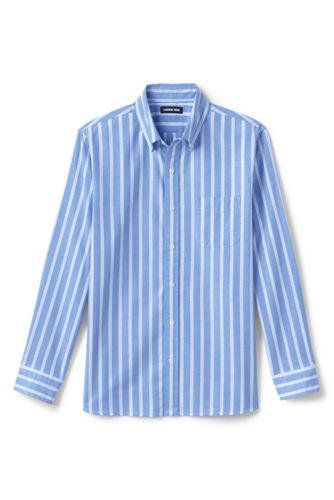 Men's Sail Rigger Patterned Stretch Oxford Shirt, Traditional Fit  