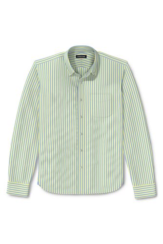 Men's Sail Rigger Patterned Stretch Oxford Shirt, Traditional Fit  