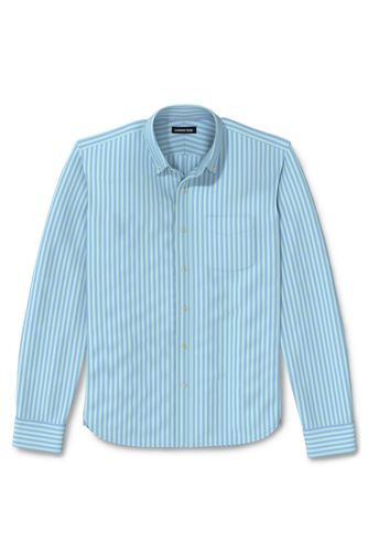 Men's Sail Rigger Patterned Stretch Oxford Shirt, Traditional Fit  