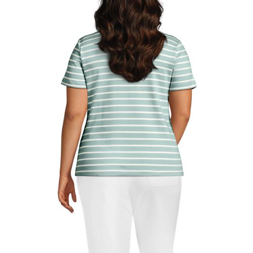 Women's Plus Size Supima Cotton Polo - image 2
