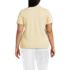 Women's Plus Size Supima Cotton Polo Shirt, Back