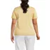 Women's Plus Size Supima Cotton Polo Shirt, Back