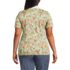Women's Plus Size Supima Cotton Polo Shirt, Back