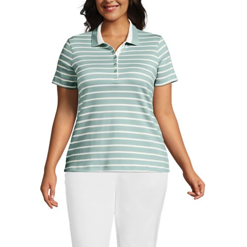 Women's Plus Size Supima Cotton Polo - image 3
