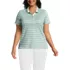 Women's Plus Size Supima Cotton Polo Shirt, Front