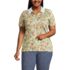 Women's Plus Size Supima Cotton Polo Shirt, Front
