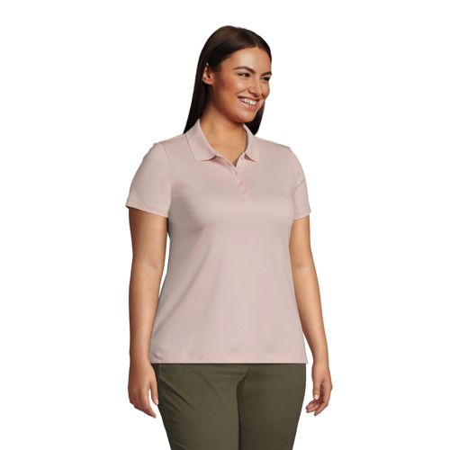 lands end women's plus polo shirts