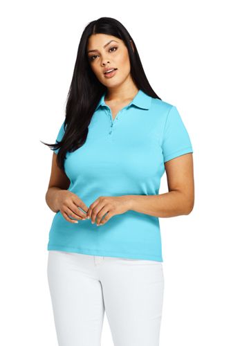 Plus Size Polo Shirts, Women's Cute 