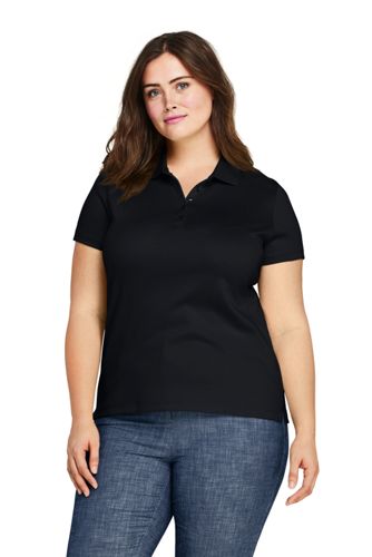 lands end plus size polo shirts