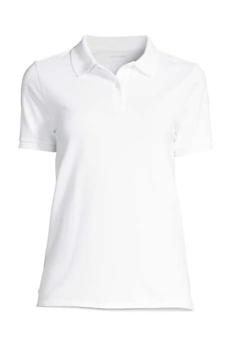 Women's Mesh Cotton Short Sleeve Polo Shirt