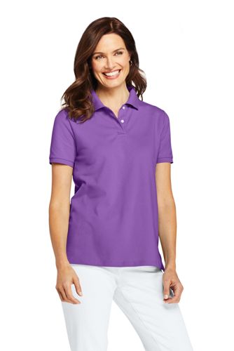 lands end women's mesh polo