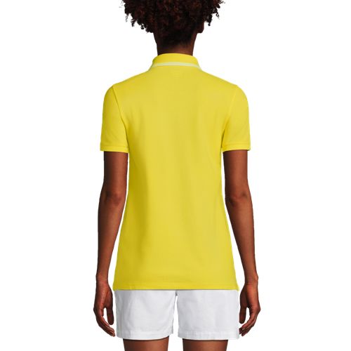 Polo Piqué Stretch à Manches Courtes, Femme Stature Standard image number 1