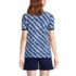 Women's Mesh Cotton Short Sleeve Polo Shirt, Back