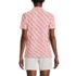 Women's Mesh Cotton Short Sleeve Polo Shirt, Back