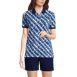 Women's Mesh Cotton Short Sleeve Polo Shirt, Front