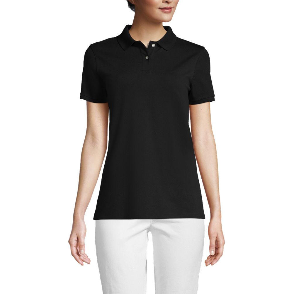 Women's Mesh Cotton Short Sleeve Polo Shirt