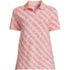 Women's Mesh Cotton Short Sleeve Polo Shirt, Front
