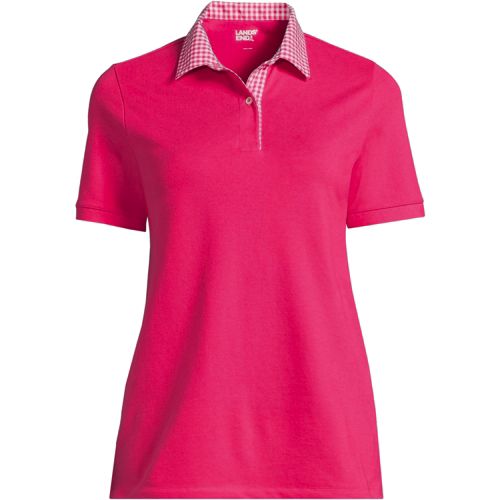 Polo Piqué Stretch à Manches Courtes, Femme Stature Standard image number 4