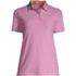Women's Plus Size Mesh Cotton Short Sleeve Polo Shirt , Front