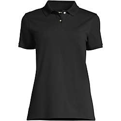 Women's Mesh Cotton Short Sleeve Polo Shirt, Front