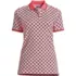 Women's Mesh Cotton Short Sleeve Polo Shirt, Front
