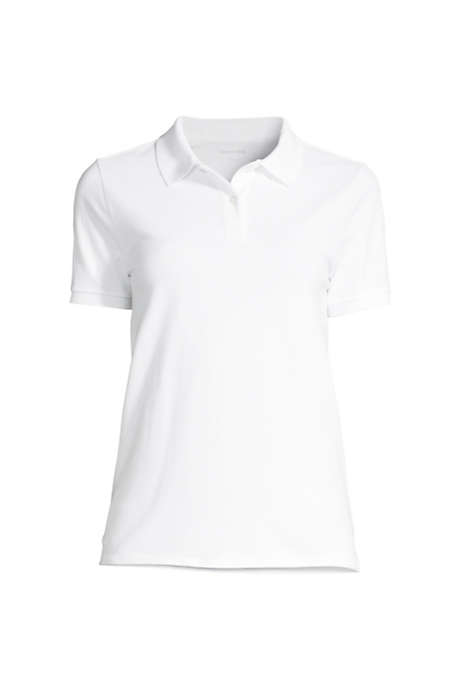 Women's Mesh Cotton Short Sleeve Polo Shirt