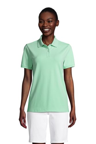 women's polo shirts with three quarter sleeves