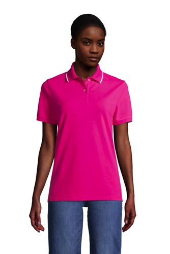 ladies pink polo shirt