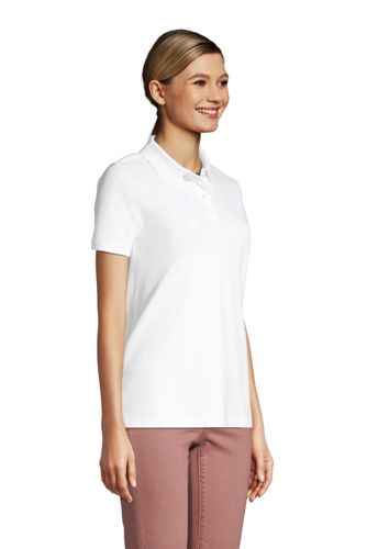 Polo Piqué Stretch à Manches Courtes, Femme Stature Standard image number 6