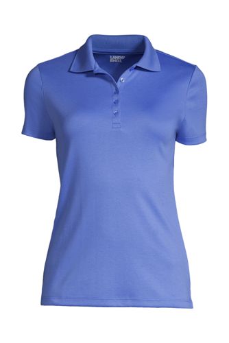 Polo en Coton Supima à Manches Courtes, Femme Stature Standard image number 6