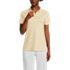Women's Petite Supima Cotton Polo Shirt, Front